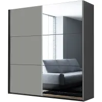 Szekrény Vigo 120 Platinum/Tükör