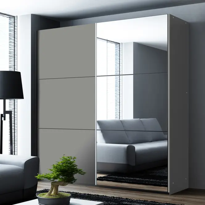 Szekrény Vigo 150 Platinum/Tükör