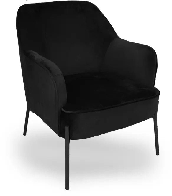 Fotel Bob WX-2924 Black Velvet 19,2