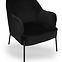 Fotel Bob WX-2924 Black Velvet 19,2