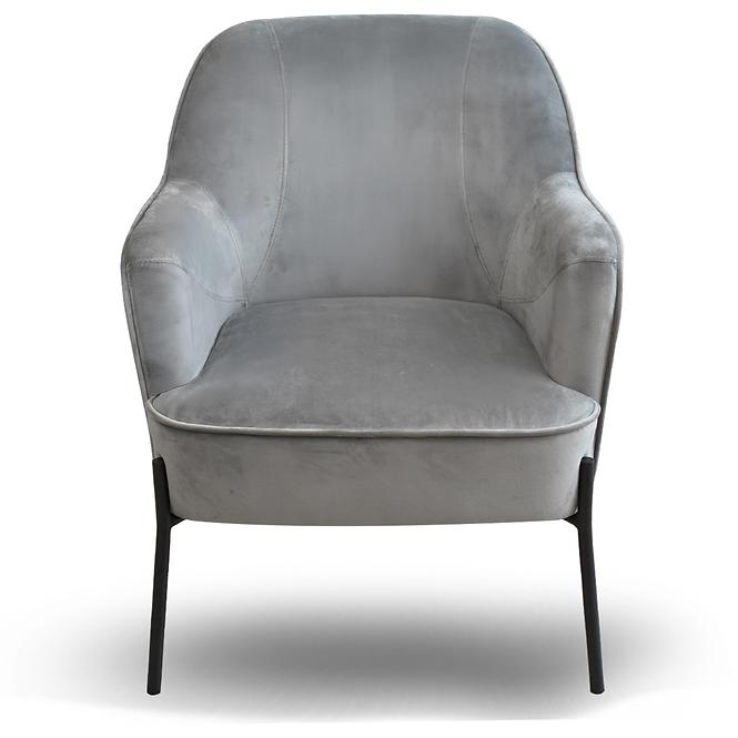 Fotel Bob WX-2924 Light Grey Velvet 12