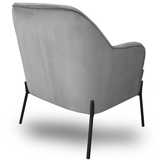 Fotel Bob WX-2924 Light Grey Velvet 12