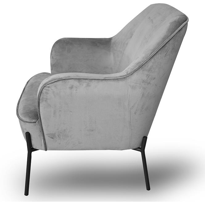 Fotel Bob WX-2924 Light Grey Velvet 12