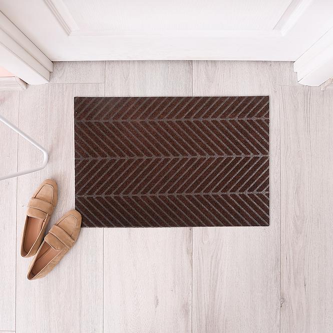 Textil lábtörlő Tire 40x60 cm barna                          
