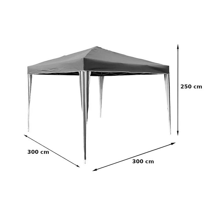 Kerti pavilon 3x3x2,5 m zöld