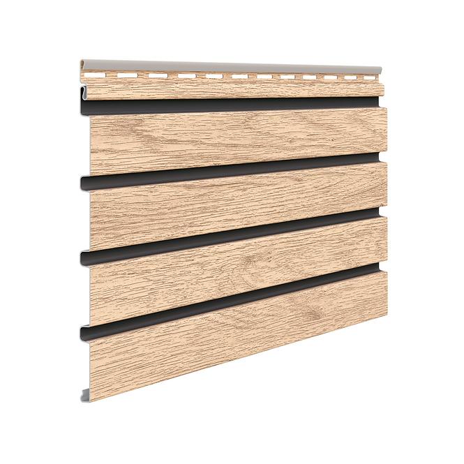 Dekorációs panel FRONTO V-BLACK Tölgy világos  0,25x2,95 m
