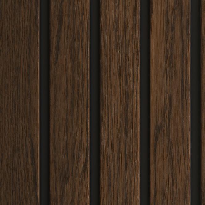 Dekorációs panel FRONTO V-BLACK Dió 0,25x2,95 m