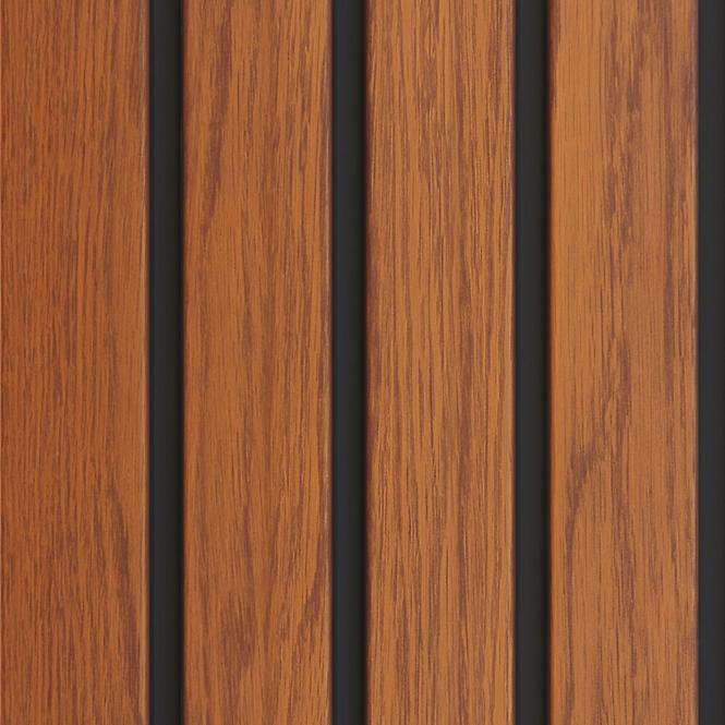 Dekorációs panel FRONTO V-BLACK Tölgy arany 0,25x2,95 m,2