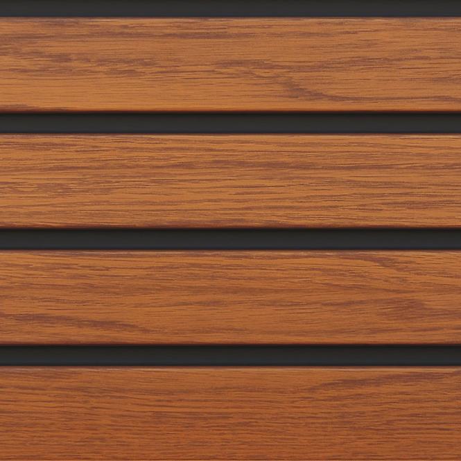 Dekorációs panel FRONTO V-BLACK Tölgy arany 0,25x2,95 m