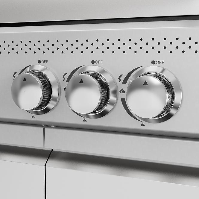 Mercado gázgrill Vibes Silver 3+1 11,5 kW