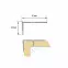 lépcső profil hornyokkal LSSR 42x22 1,00 ezüst,3