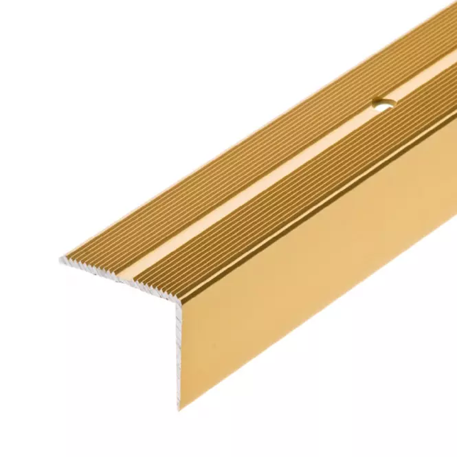 lépcső profil hornyokkal LSSR 42x22 2,00 arany