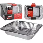 Grillezőtálca alumínium 2 db