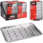 Grilltálca alumínium 4 db