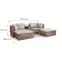 Technoratan szett Centro 5 natural,2