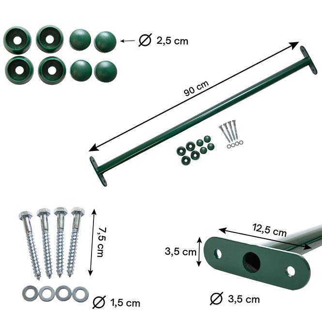 Fém gátos rúd 90 cm