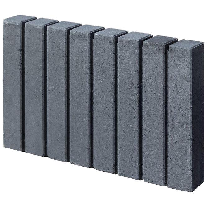 Paliszád szegélykő Tetron grafit 6x30x51 cm
