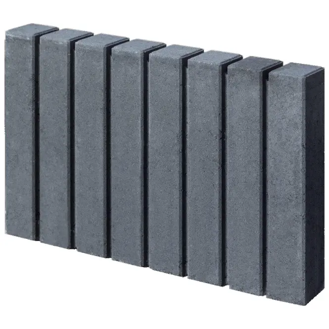 Paliszád szegélykő Tetron grafit 6x30x51 cm