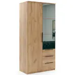 Szekrény Florencja craft arany 100x215