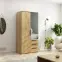 Szekrény Florencja craft arany 100x215,3