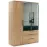 Szekrény Florencja craft arany 150x215