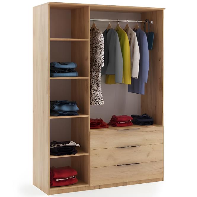 Szekrény Florencja craft arany 150x215,2