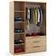 Szekrény Florencja craft arany 150x215,2