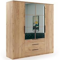 Szekrény Florencja craft arany 200x215