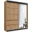 Szekrény Adel craft arany 150x215