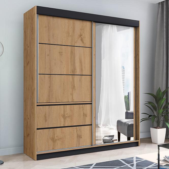 Szekrény Adel craft arany 150x215