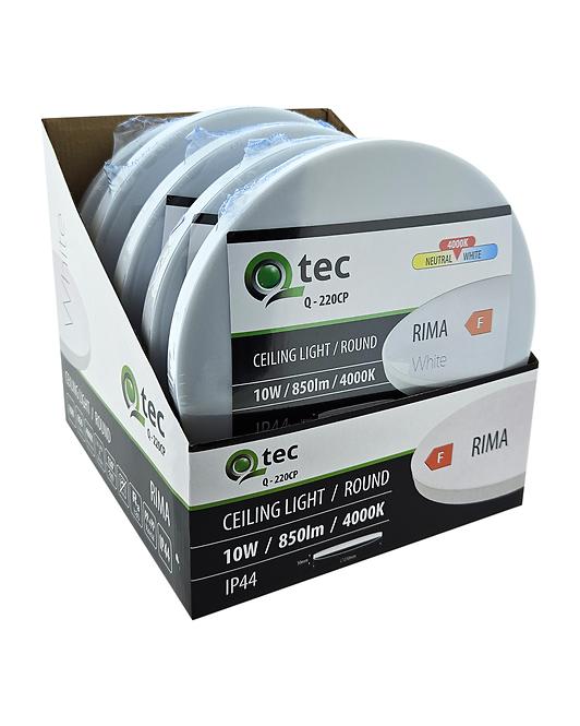 Mennyezeti lámpa LED QTEC Q-220CP Rima 10W 4000K fehér