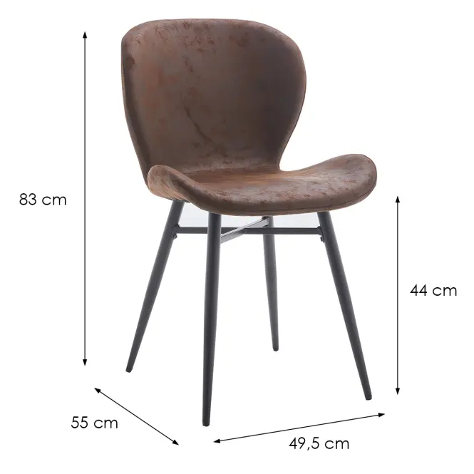 Szék Lola 9408 barna
