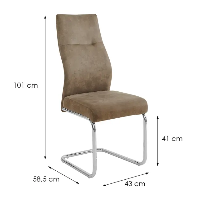 Szék Tenna 9530 barna,9