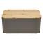 Kenyérkosár bambusz fedéllel taupe FTC1898 30x18x13 cm,2