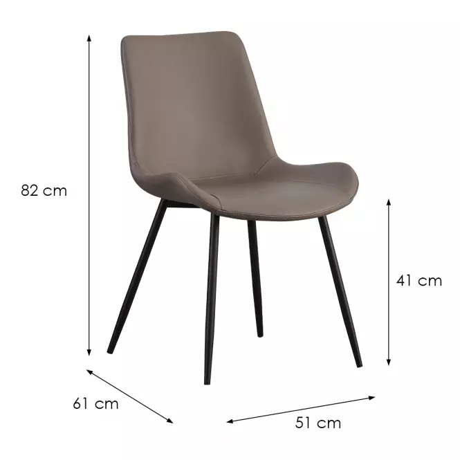 Szék Odette 10420 szürke