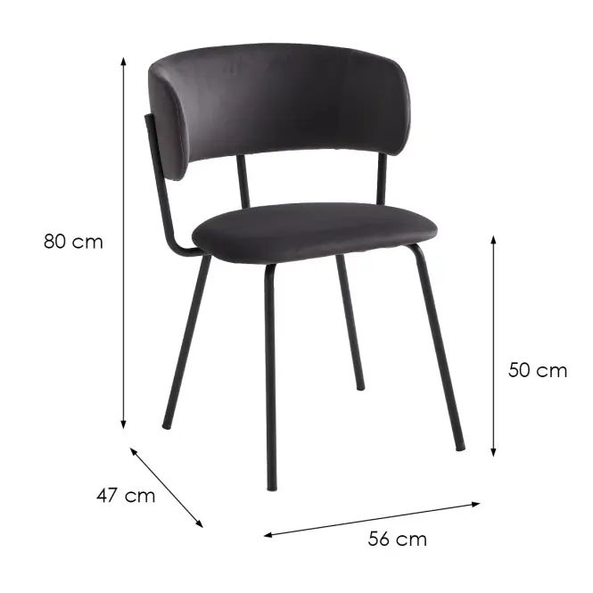 Szék Brianna Riviera 11087 c.szürke,5