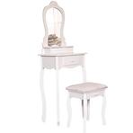 Fésülködő asztal +Taburett Sylvia 012 9512 fehér