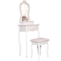 Fésülködő asztal +Taburett Sylvia 012 9512 fehér