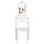 Fésülködő asztal +Taburett Sylvia 012 9512 fehér,4