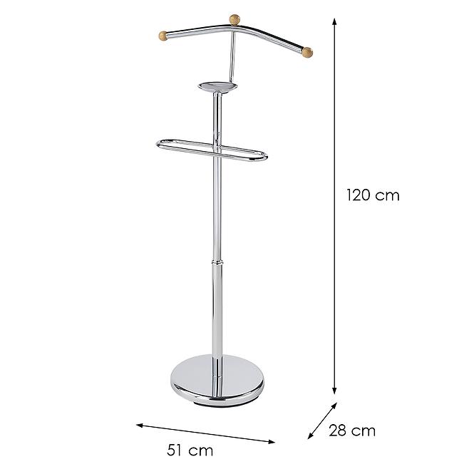Kabát akasztó Gc7503 Chrom/Természetes