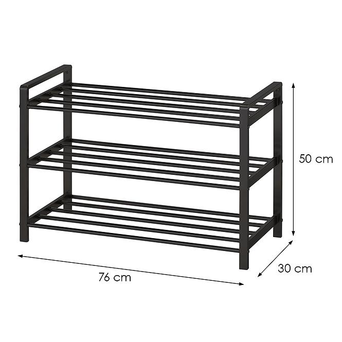 Cipősszekrény Gc3069-3a fekete