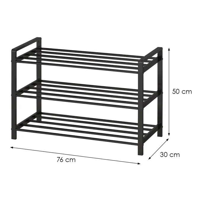 Cipősszekrény Gc3069-3a fekete,2