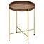 Dohányzóasztal Gc6764 43x43x54 Sárgaréz/Antik