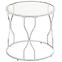 Dohányzóasztal Gc7281 55x55x53 Króm/üveg