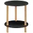 Dohányzóasztal Gc7405 35x35x43 Fekete/Természetes