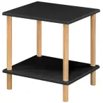 Asztal GC7404 40x40x45 fekete/tölgy