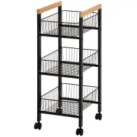 Tárolókosár Gc6010 3 Fekete/Természetes