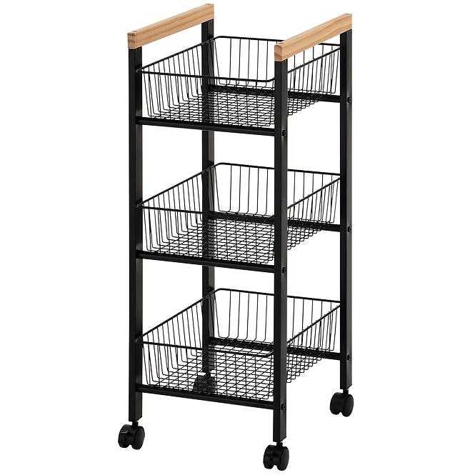 Tárolókosár Gc6010 3 Fekete/Természetes