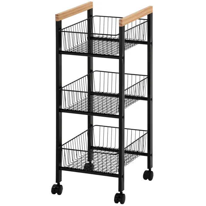 Tárolókosár Gc6010 3 Fekete/Természetes