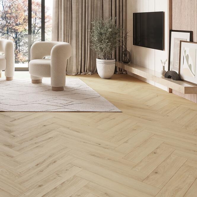 Laminált padló Tölgy Segura 8mm AC5 Herringbone WR 66882,5